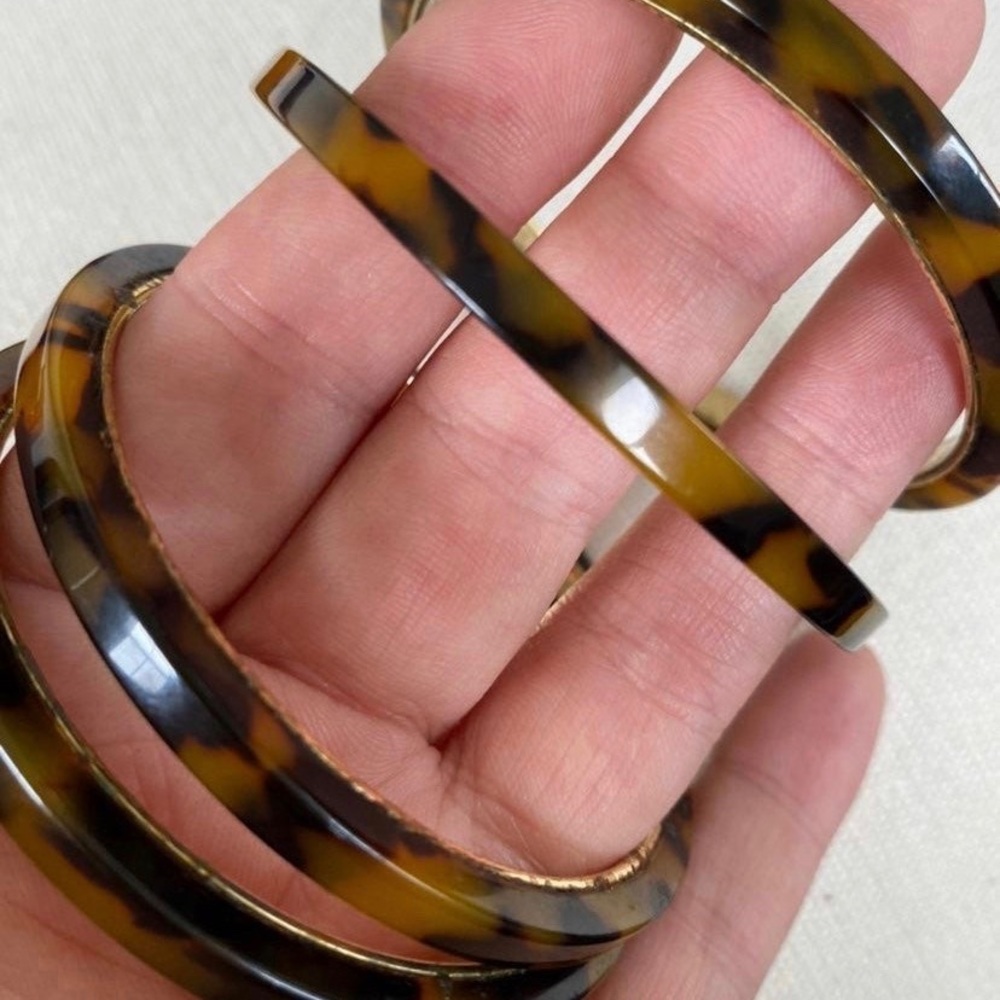 COPY - Vintage Tortoise Shell Bangles ~ JCrew